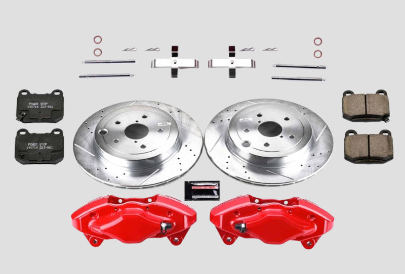 Power Stop 08-14 Subaru Impreza Rear Z23 Evolution Sport Brake Kit
