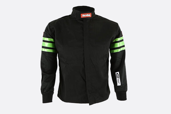 RaceQuip Green Trim SFI-1 JR. Jacket - KLarge
