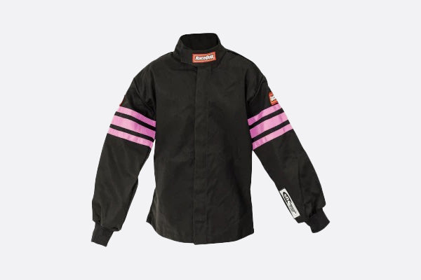 RaceQuip Pink Trim SFI-1 JR. Jacket - KLarge
