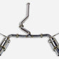 Remark 15-21 Subaru WRX/STI (VA) Cat-Back Dual Exhaust - R1-Spec Burnt Stainless (Non-Resonated)