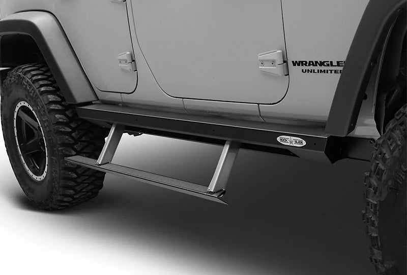 Rock Slide 07-18 Jeep Jk 4 Door Jk 4D Step Sliders (2 Boxes)
