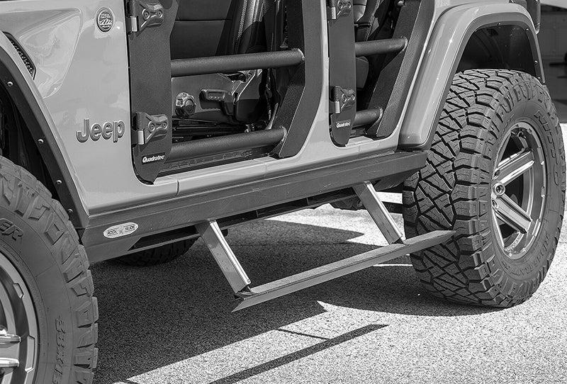 Rock Slide 18-22 Jeep Jl 4 Door Jl 4D Step Sliders 3rd Gen (2 Boxes)