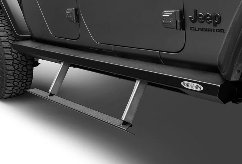 Rock Slide Engineering 20-23 Jeep Gladiator R-STEP 9In Wide Bed Step Attachment Brackets (Passenger)