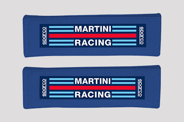 Sparco Belt Pad Martini-Racing Blue