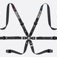 Sparco Belt Prime 6 Point 2in Black Harness
