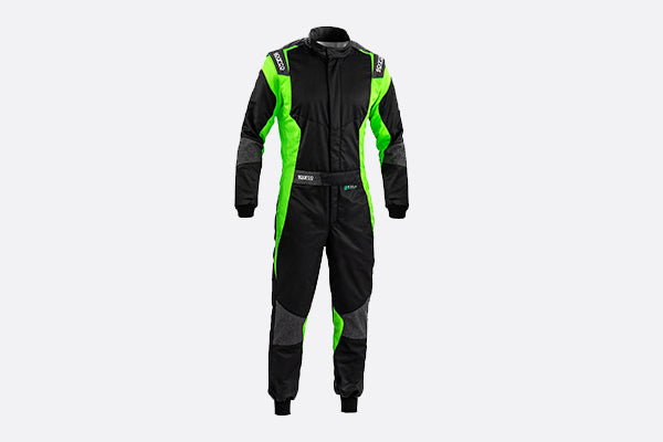 Sparco Suit Futura Size 64 Black/Green