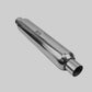 Stainless Bros 3in Inlet/Outlet 4in Body x 12in OAL SS304 Louvered Bullett Resonator