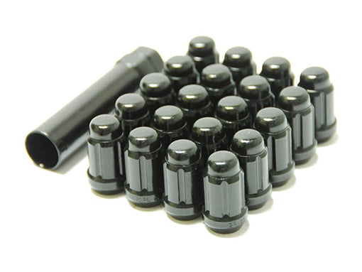 Wheel Mate Muteki Closed End Lug Nuts - Deep Black 12x1.50