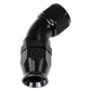 Russell Black 45 -12 Pro Ptfe Hose End