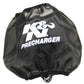 K&N Precharger Round Straight Air Filter Wrap for 01-14 Honda TRX500 - Black