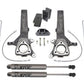 MaxTrac 04-18 Nissan Titan 2WD 4in/2in MaxPro Elite Spindle Lift Kit w/FOX Shocks