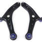 SuperPro 2011-2019 Ford Fiesta S Front Lower Control Arm Set w/ Bushings (+Caster)