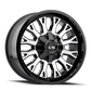 ION Type 152 20x9 / 8x180 BP / 0mm Offset / 124.1mm Hub Black/Machined Wheel