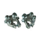 Moroso 1GA Wire 3/8in Dia Stud Crimp/Solder Battery Cable Terminal Kit (2 Pack)