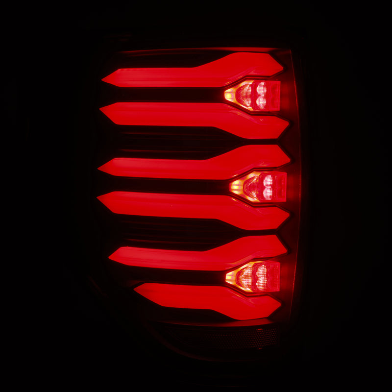 AlphaRex 09-14 Ford F150 LUXX LED Tailights - Black Housing