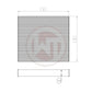 Wagner Tuning 240x251x52mm Radiator Core