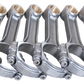 Eagle Chevrolet SB 5.700in 5.700in 5140 Steel 3/8in ARP8740 Bolts I-Beam Connecting Rods - Set of 8