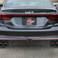 aFe 22-24 Kia Forte GT 1.6L 3in-2.5in 304 Stainless Steel Axle-Back Exhaust w/ Carbon Fiber Tips