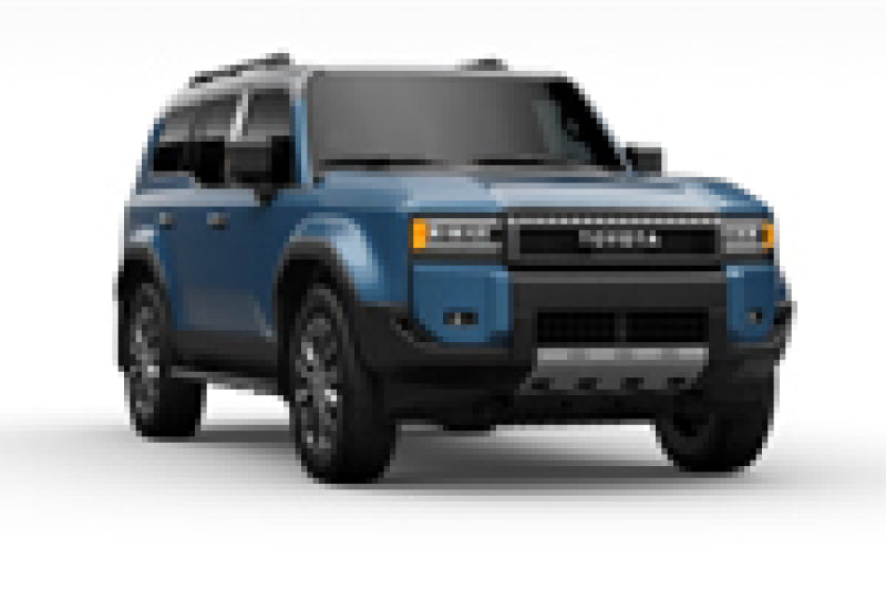 2022-25 Toyota Land Cruiser Black UR Mud Flap Light Blue Logo