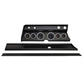 Autometer Chrono Chrome Direct Fit Dash Kit 1967 Chevy Chevelle (2 x 3-3/8in. / 4 x 2-1/16in.)