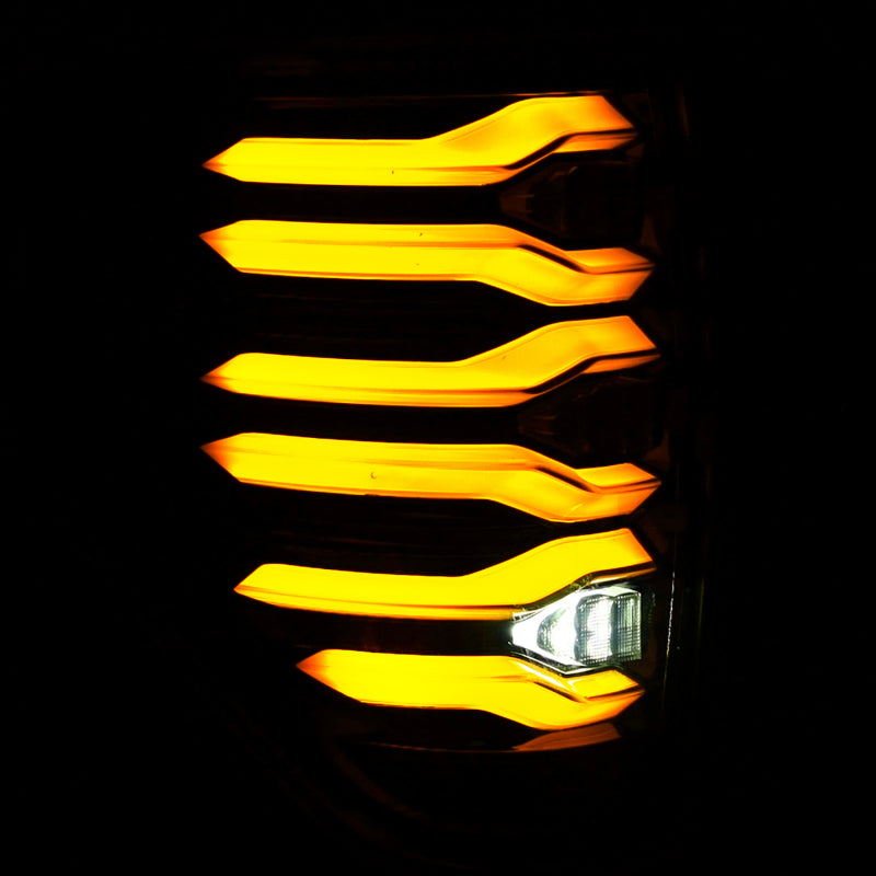 AlphaRex 09-14 Ford F150 LUXX LED Tailights - AlphaBlack Housing