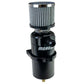 Moroso Single Inlet -10AN Billet Breather Tank Catch Can - Black