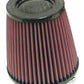 K&N Universal Air Filter - Round Tapered 4in Flange ID / 5.375in Base OD / 4in Top OD / 5.5in H