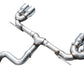 AWE MK8 Volkswagen Golf R 3in Track Edition Quad Exhaust - Chrome Silver Tips