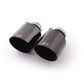 Remus Stainless Steel 115mm Angled Engraved Black Chrome Tail Pipe Set (Pair)