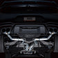 AWE 2024 Ford Mustang GT Fastback S650 RWD Track Edition Catback Exhaust w/ Quad Chrome Silver Tips