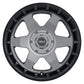 Weld Off-Road Ridge 17x9 - 5x114.3 / 5x127 BP - ET-12 - 78.1mm CB Satin Gunmetal Wheel (Black Ring)