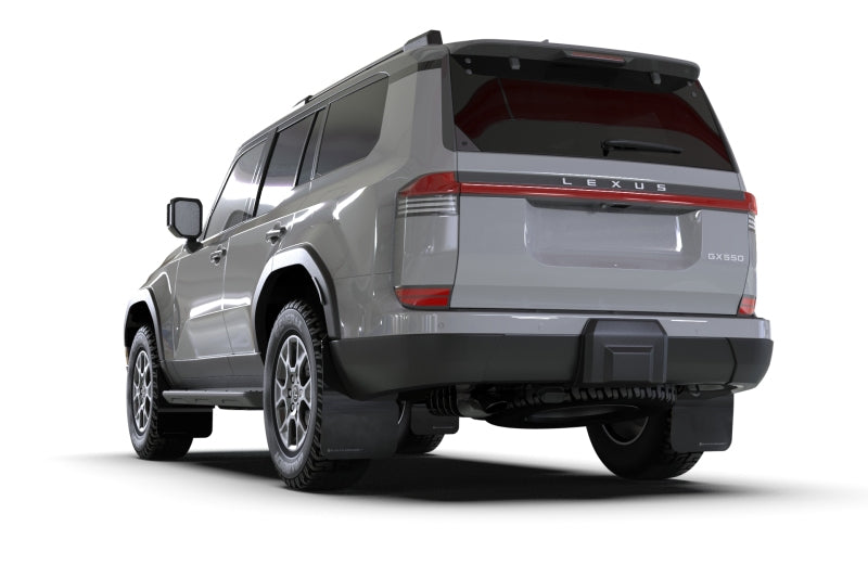 Rally Armor 24-25 Lexus GX 550 Luxury Premium Black Mud Flap - Metallic Black Logo
