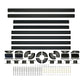 Westin EXP Roof Rack for Full Size EXP Truck Cap (RACK ONLY - NO CAP) 50x58in. - Tex. Blk