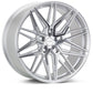 Vossen HF-7 20X10.5 / 5X112 / ET25 / Deep Face / 66.5 - Silver Polished Wheel