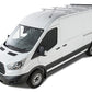 Rhino-Rack 14-21 Ford Transit 2 Door Wagon Heavy Duty RLTP 3 Bar Roof Rack - Black