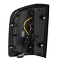 AlphaRex 07-14 Chevrolet Silverado 1500/2500HD/3500HD Luxx-Series LED Tail Lights Blk w/Smoked Lens