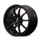 Gram Lights 57NR LIMITED II 18x7.5 +38 5-114.3 Semigloss Black Wheel w/ Black Cap/Stickers/Air Valve