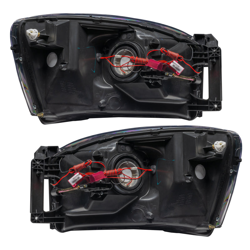Oracle 07-08 Dodge Ram SMD HL - Black - ColorSHIFT w/ BC1 Controller