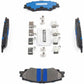 Timbren 24-25 Lexus GX550/Toyota Land Cruiser BES Severe Duty Semi-Metallic Brake Pads - Rear