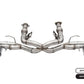 Corsa 20-23 Chevrolet Corvette C8 RWD 3in Track Cat-Back Delete Exhaust w/4.5in CF Polished Tips