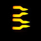 AlphaRex 97-03 Ford F150 / 99-16 Ford F250/F350/F450/F550 LUXX-Series LED Tail Lights - Black