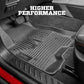 Husky Liners 25-26 Frord Expedition Weatherbeater Front & 2nd Seat Floor Liners - 3 Piece - Black