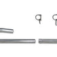 Diamond Eye KIT 4in TB SGL AL: TURN DOWN 00-03.5 FORD 7.3L F250/F350 w/ MUFFLER REPL