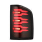AlphaRex 07-14 Chevrolet Silverado 1500/2500HD/3500HD Luxx-Series LED Tail Lights Blk w/Smoked Lens
