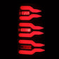 AlphaRex 99-06 Chevrolet Silverado/99-06 GMC Sierra LUXX-Series LED Tail Lights - Black/Red