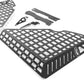 DV8 Offroad 07-18 Jeep Wrangler JK 4-Door Pocketed Rear Window Molle Panels