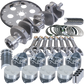 Eagle Chevy 305 1Pc 3.480in Crank 5.700in I-Beam Rods 3.796in Pistons 168 Tooth FP Balanced Assembly