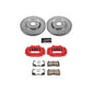 Power Stop 07-14 Ford Mustang Front Z26 Street Kit w/Cals