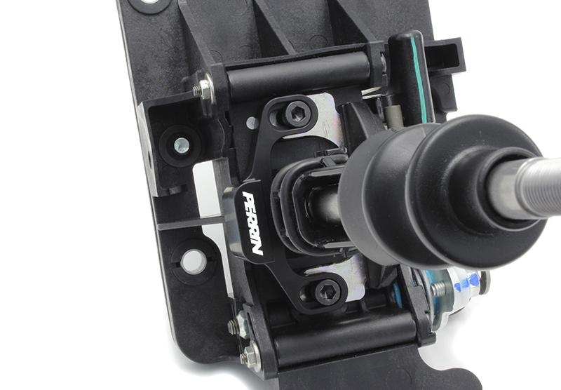 Perrin 15-22 Subaru WRX / 14-17 Forester (w/Short Shifter) Manual Shifter Stop - Black Anodized