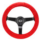 NRG Steering Wheel Cover - Red Stretch Micro Fiber w/ NRG Tag